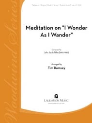 Meditation on I Wonder as I Wander Woodwind Quintet cover Thumbnail